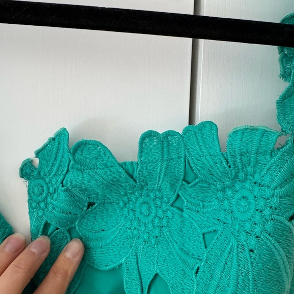 Saylor x Free People Dahlia Dress in Teal Size Small - Picture 9 of 12